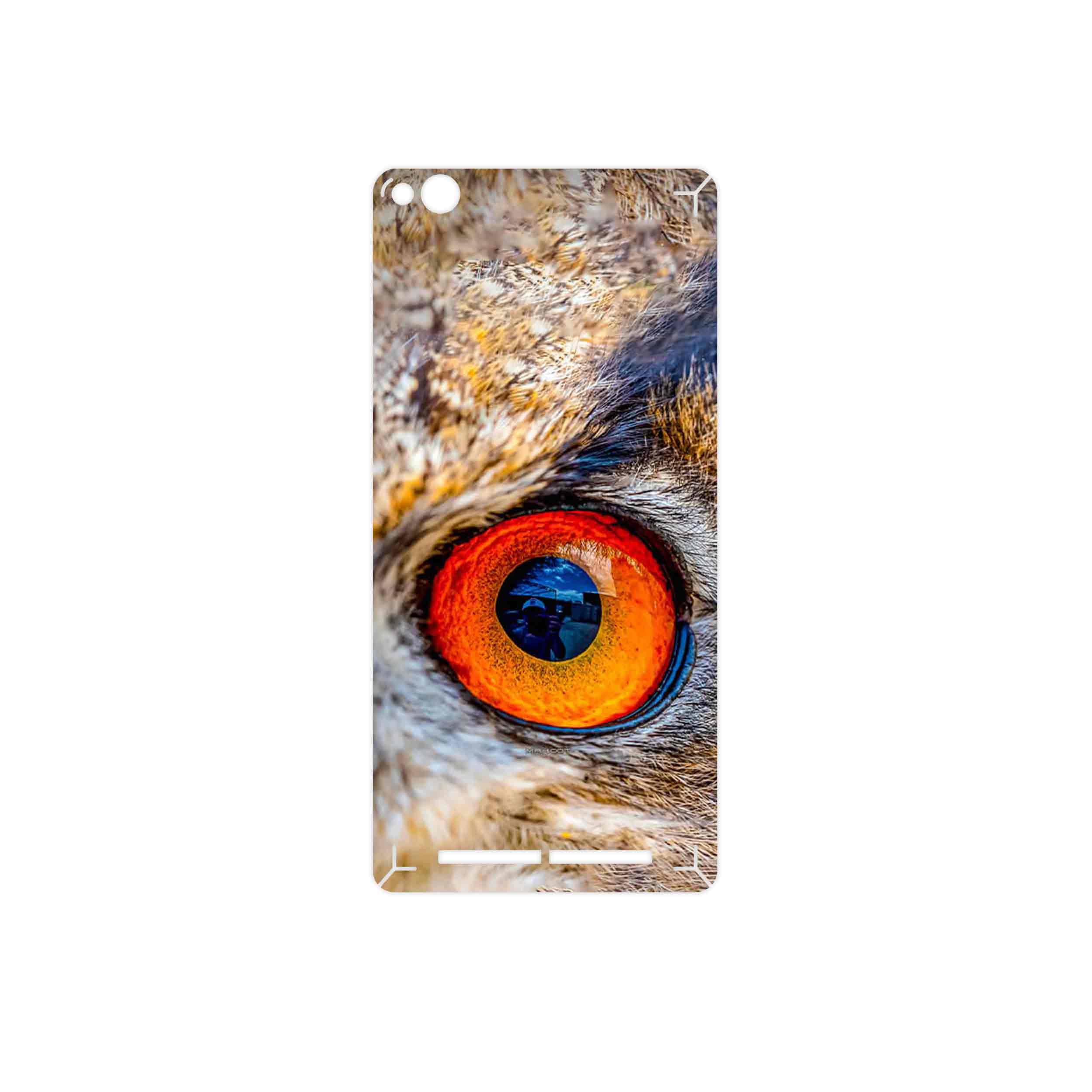 برچسب پوششی ماهوت مدل Owl eyes مناسب برای گوشی موبایل شیائومی Redmi 3