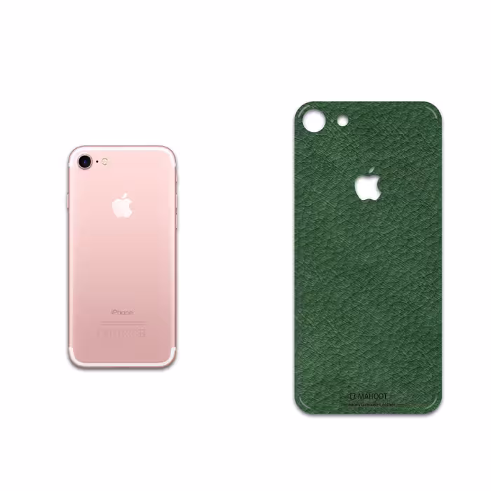 برچسب پوششی ماهوت مدل Green-Leather مناسب برای گوشی موبایل اپل iPhone 7