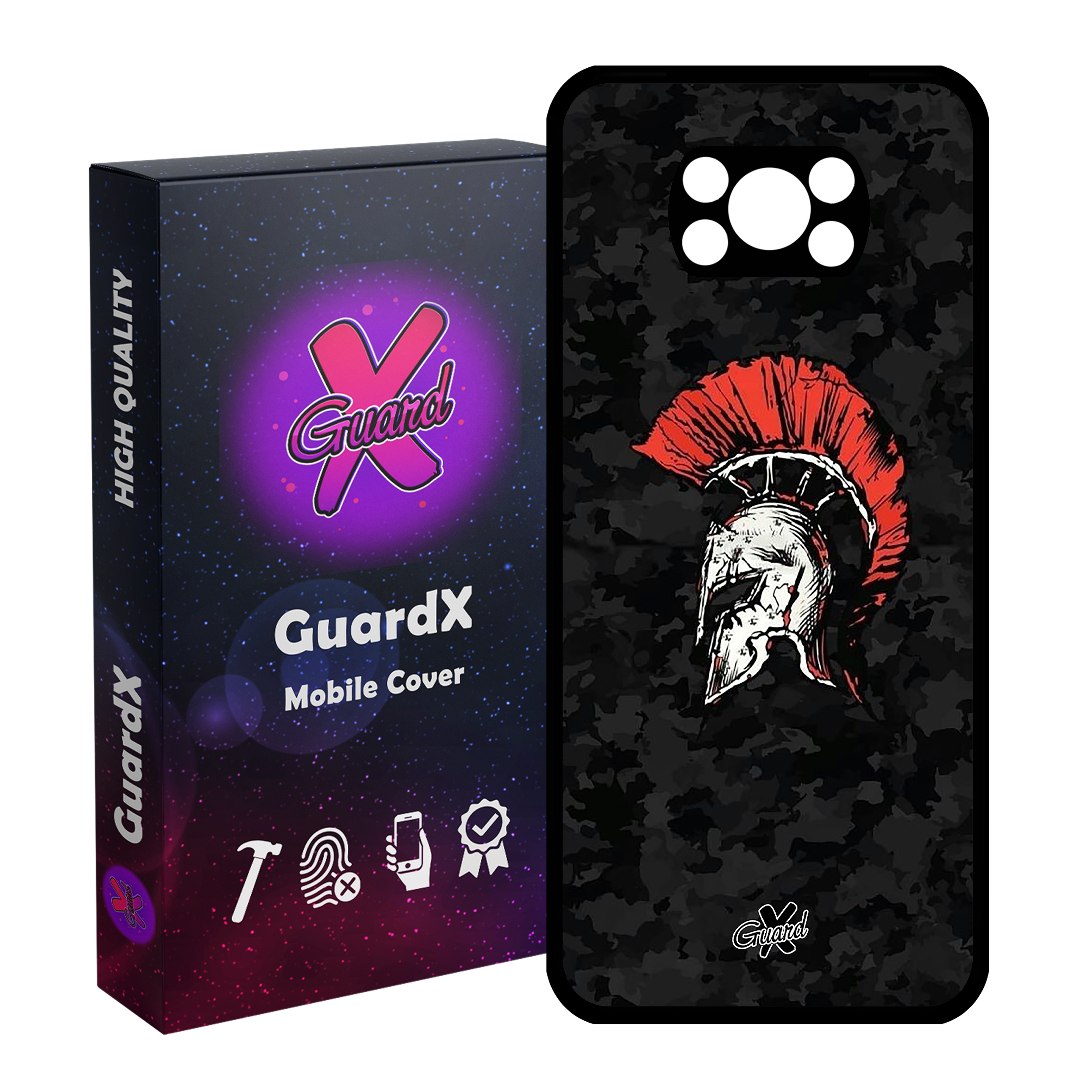 کاور گارد ایکس طرح Gladiator مدل Glass10079 مناسب برای گوشی موبایل شیائومی Poco X3 Pro