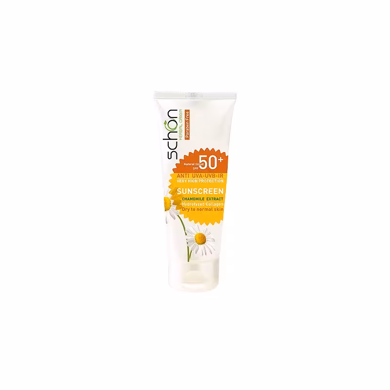 کرم ضد آفتاب  SPF50 با رنگ طبیعی شون 50 میل