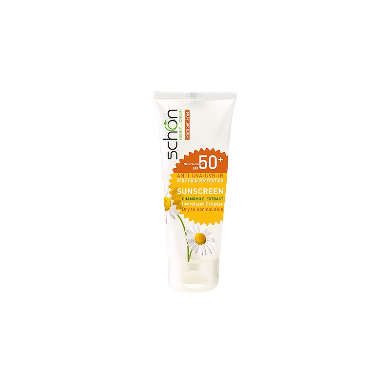 کرم ضد آفتاب  SPF50 با رنگ طبیعی شون 50 میل