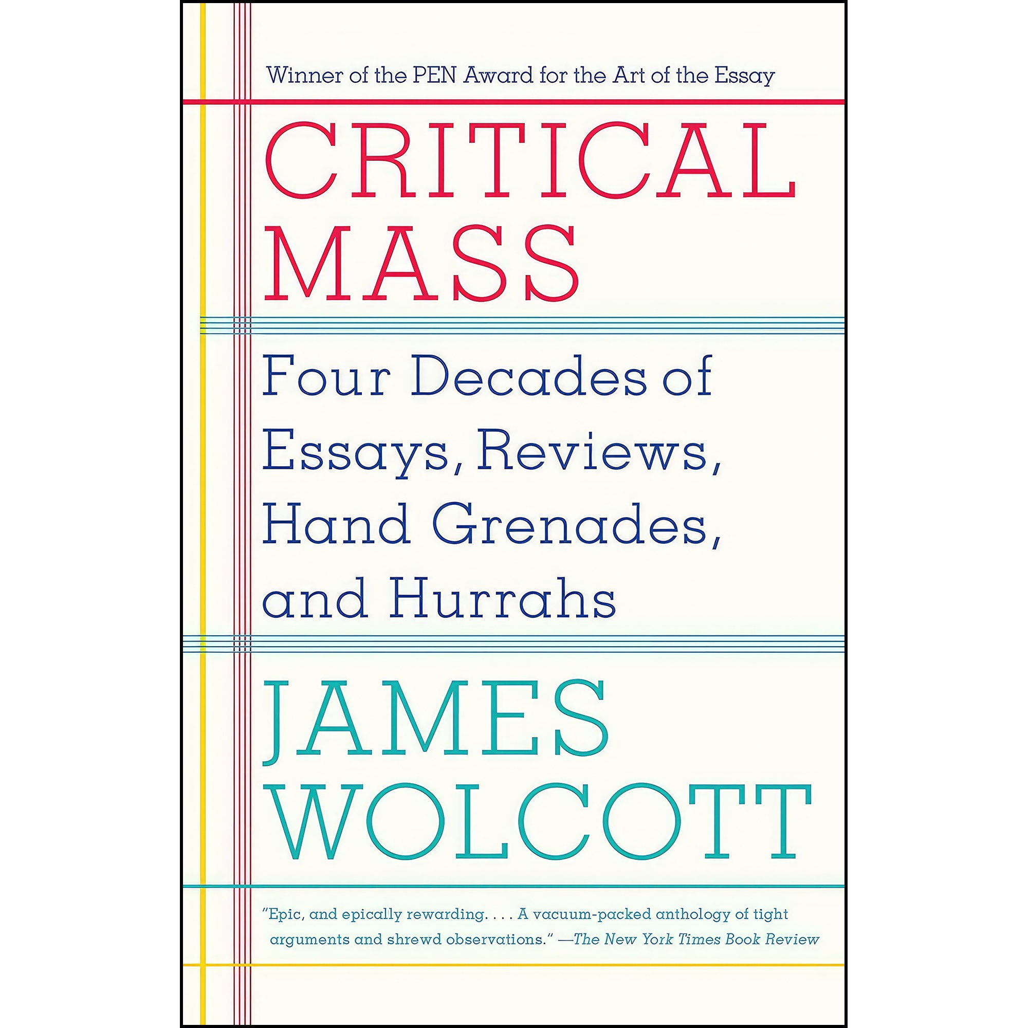 کتاب Critical Mass اثر James Wolcott انتشارات Anchor