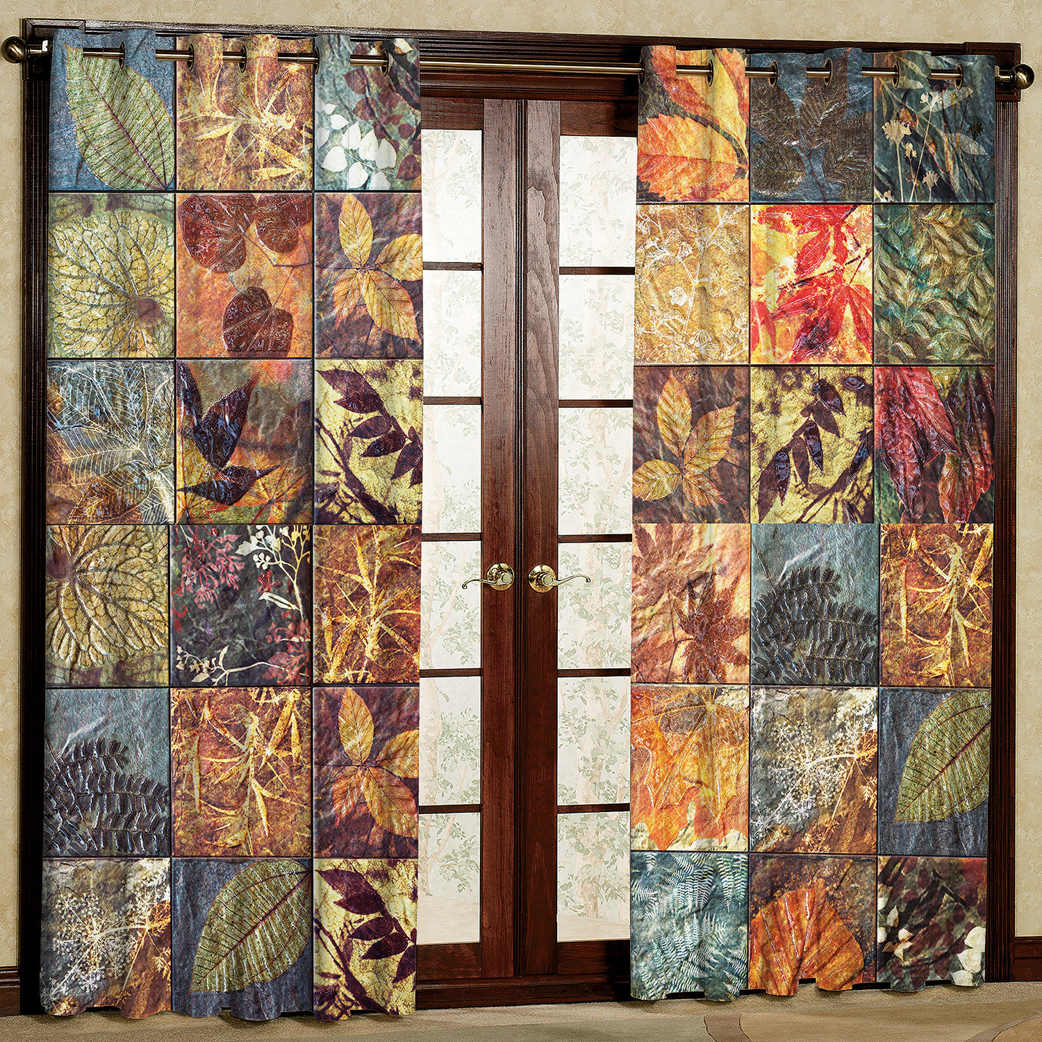 پرده مدل مربع هازان پانچی کد 2602 سایز 140x200 سانتی متر