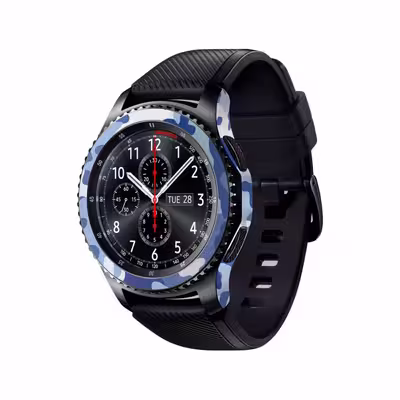 برچسب ماهوت طرح Army-Winter مناسب برای ساعت هوشمند سامسونگ Galaxy Gear S3 Frontier
