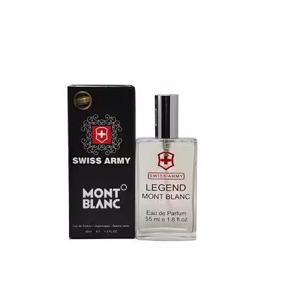 عطر جیبی مردانه سوئیس آرمی مدل مونت بلنک لجند حجم 55 میلی لیتر