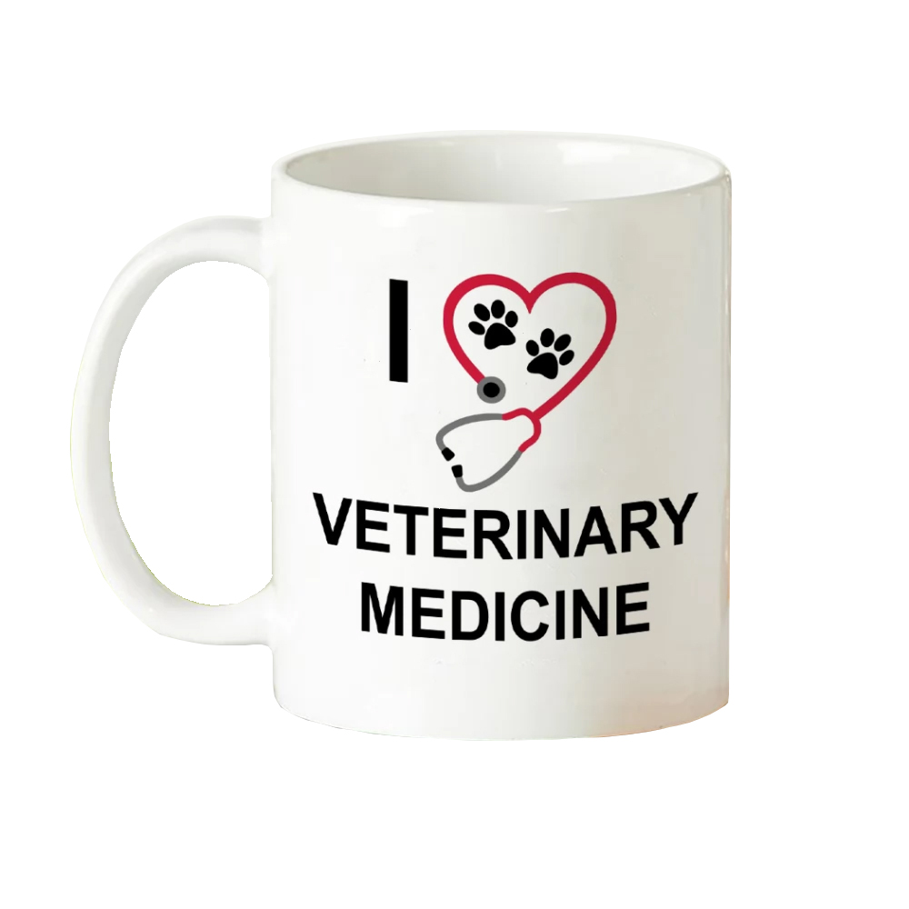 ماگ طرح دانشجو دامپزشکی