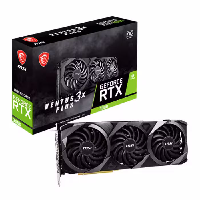کارت گرافیک ام اس آی GeForce RTX 3080 VENTUS 3X PLUS 12G OC LHR