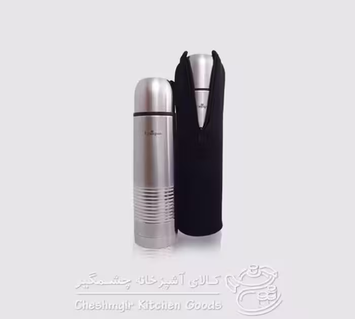 فلاکس 0.5 لیتر استیل بدون شیشه کیف دار UN-1981