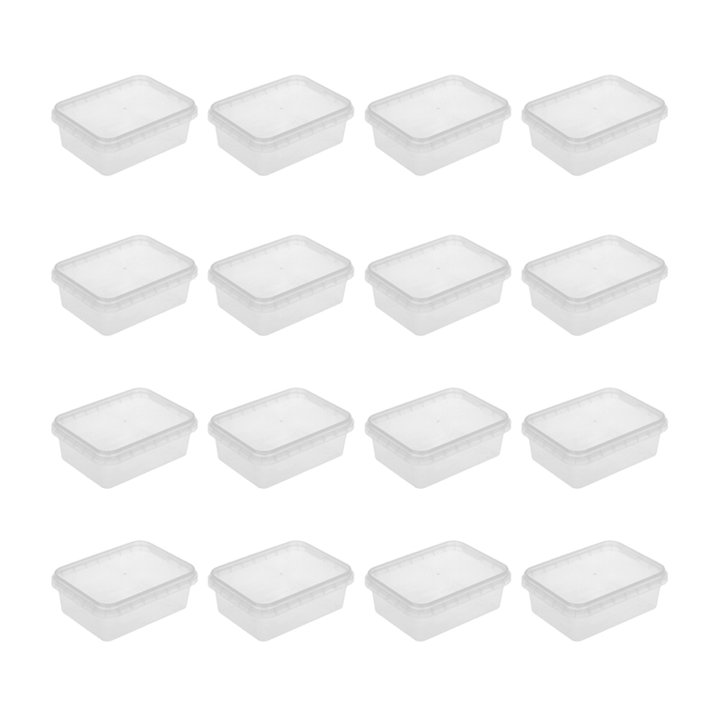 ظرف نگهدارنده رادین پلاستیک مدل 0003 بسته 20 عددی