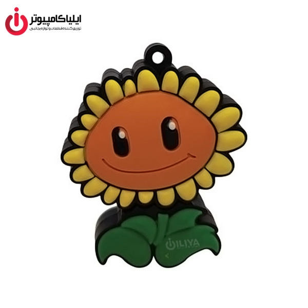 فلش مموری عروسکی کینگ فست مدل FL-12 طرح گل آفتابگردان ظرفیت 32 گیگابایت