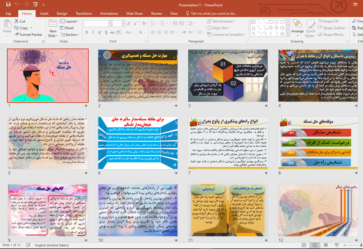 پاورپوينت مهارت حل مسئله و تصميم گيري