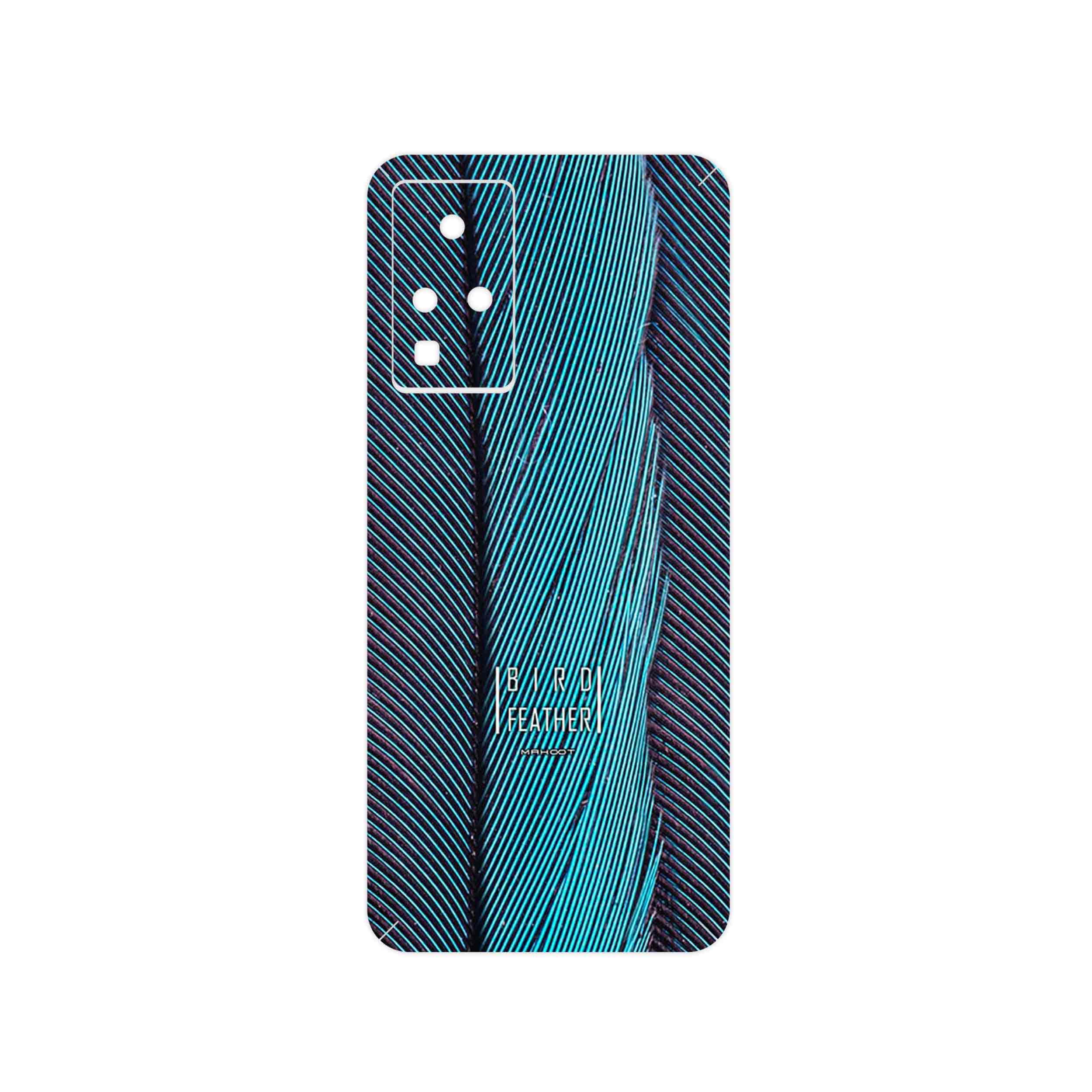 برچسب پوششی ماهوت مدل Turquoise feathers مناسب برای گوشی موبایل اینفینیکس Zero X