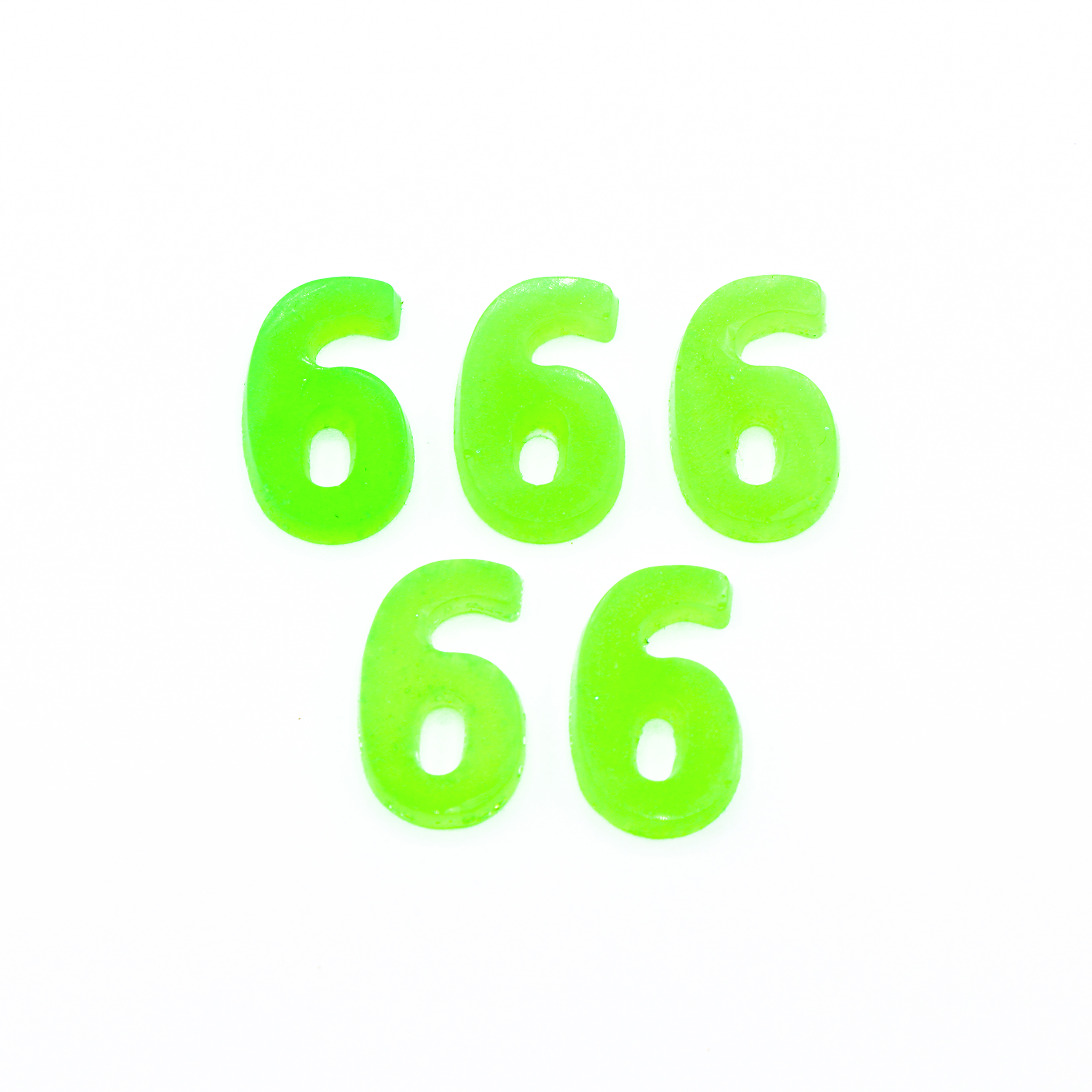 دکوری شاین مدل عدد انگلیسی 6 کد 076 بسته 5 عددی