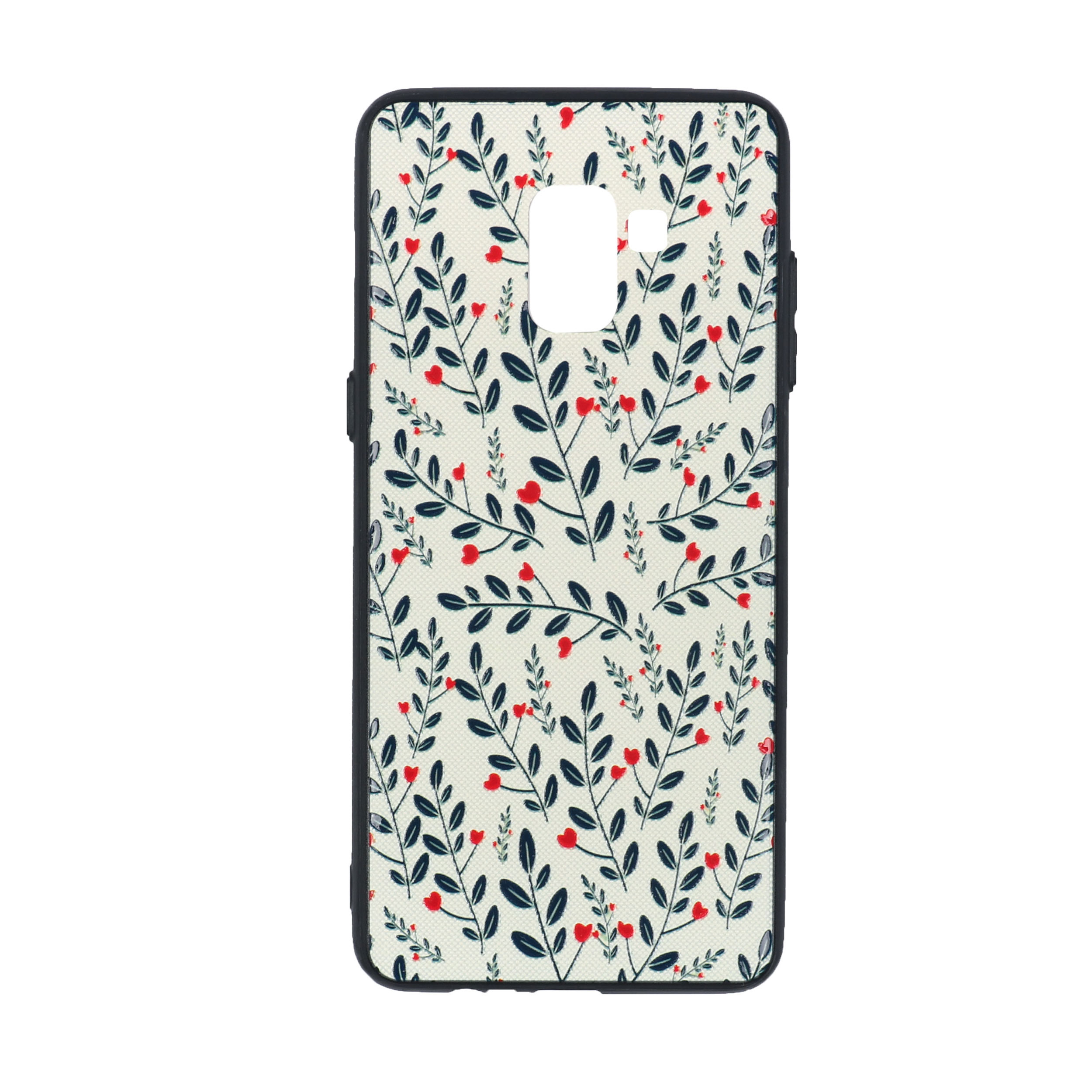 کاور طرح گل کد16مناسب برای گوشی موبایل سامسونگ Galaxy A8 Plus /A730