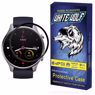 محافظ صفحه نمایش وایت ولف مدل W-PWM مناسب برای ساعت هوشمند شیائومی Xiaomi Mi Watch Color