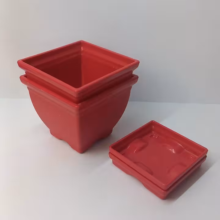 پک 2 عددی گلدان پلاستیکی 