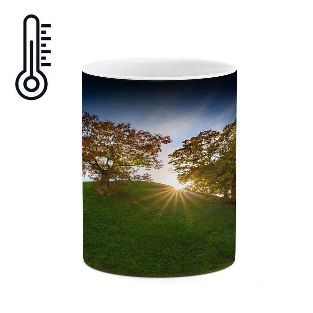 ماگ حرارتی کاکتی طرح منظره مدل mgh14206