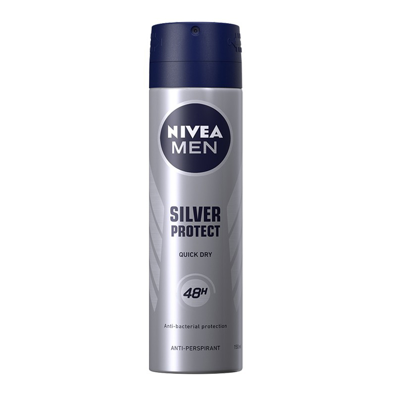 اسپری مردانه نیوآ مدل Silver Protect حجم 150 میلی لیتر