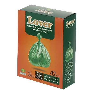  کیسه زباله لاور  مدل 0003 جعبه ایی بسته 42 عددی