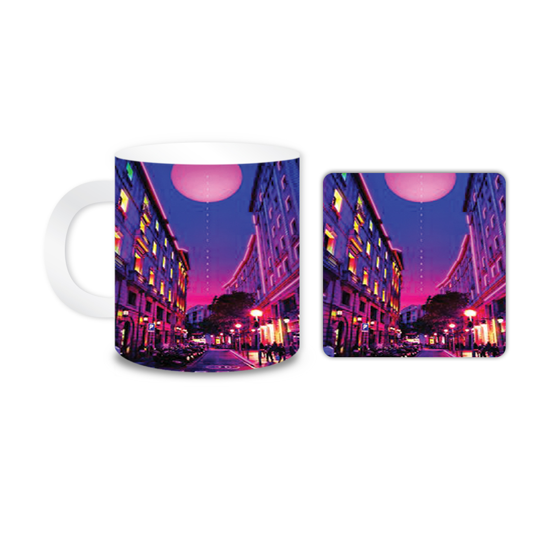 ماگ مدل ساختمان کد 1384 به همراه زیر لیوانی