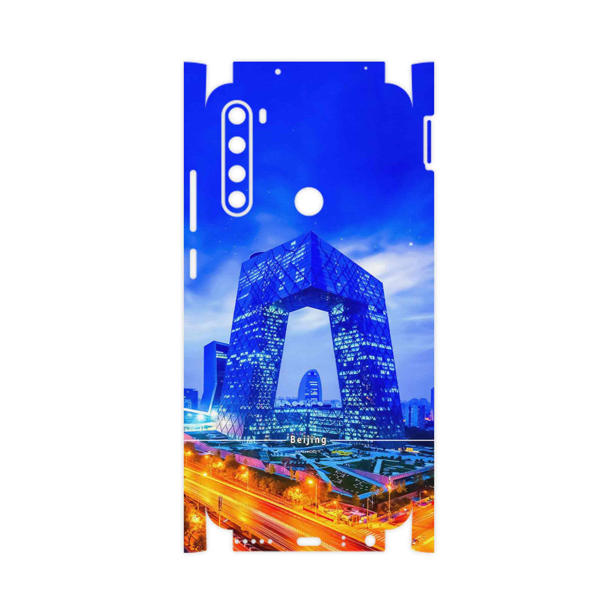 برچسب پوششی ماهوت مدل Beijing city-FullSkin مناسب برای گوشی موبایل شیائومی Redmi Note 8 2021