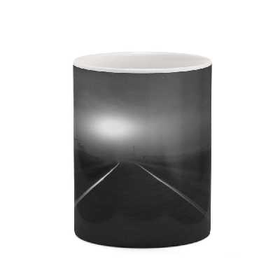 ماگ کاکتی طرح زمینه مشکی فانتزی مدل mgh19553