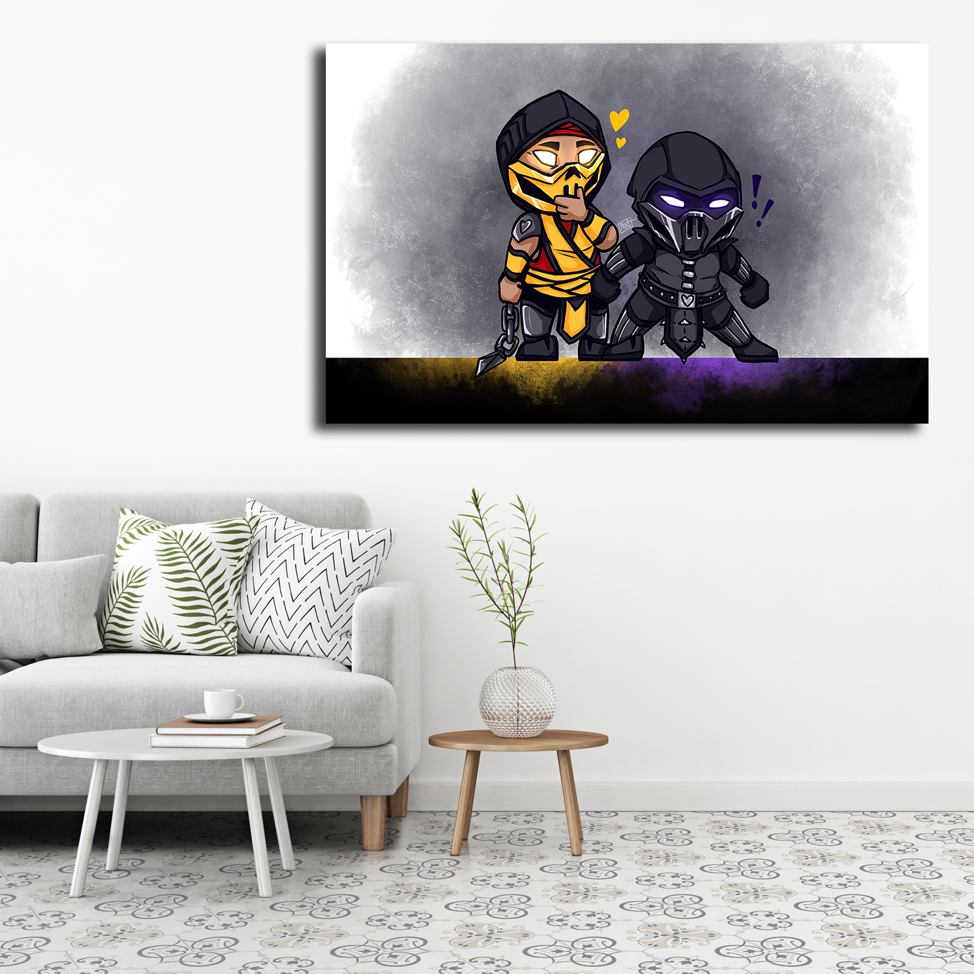 تابلو شاسی مدل Mortal kombat کد 45