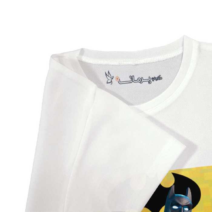 تی شرت بچگانه پرمانه طرح بتمن کد pmt.4048