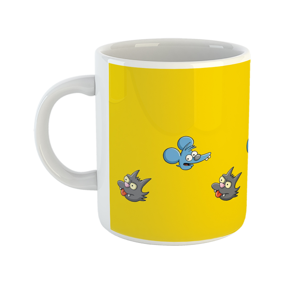 ماگ طرح کارتونی مدل موش و گربه