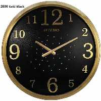 ساعت دیواری آرتمیس کد 2000 Gold Black مشکی طلایی