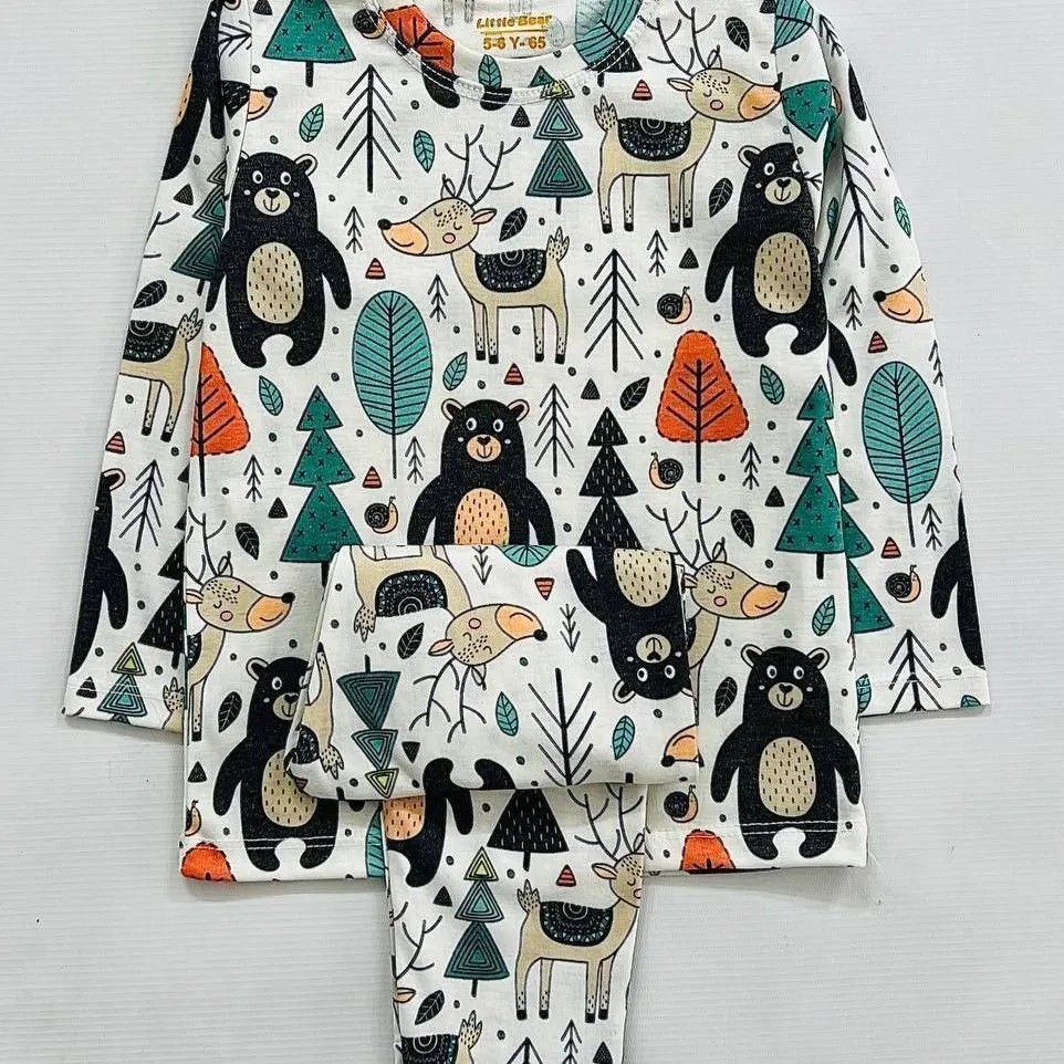 ست بلوزشلوار خونگی پسرانه حیوانات