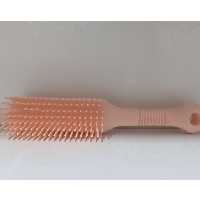 شانه موی سر پلاستیکی رنگ صورتی پاستیلی