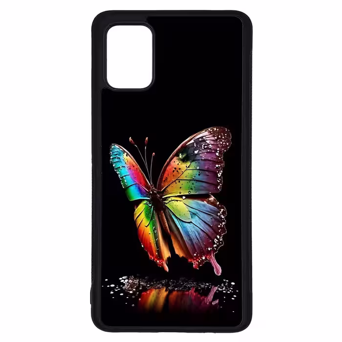 کاور طرح پروانه کد G-038 مناسب برای گوشی موبایل سامسونگ Galaxy A51 | دیجی قاب دونی