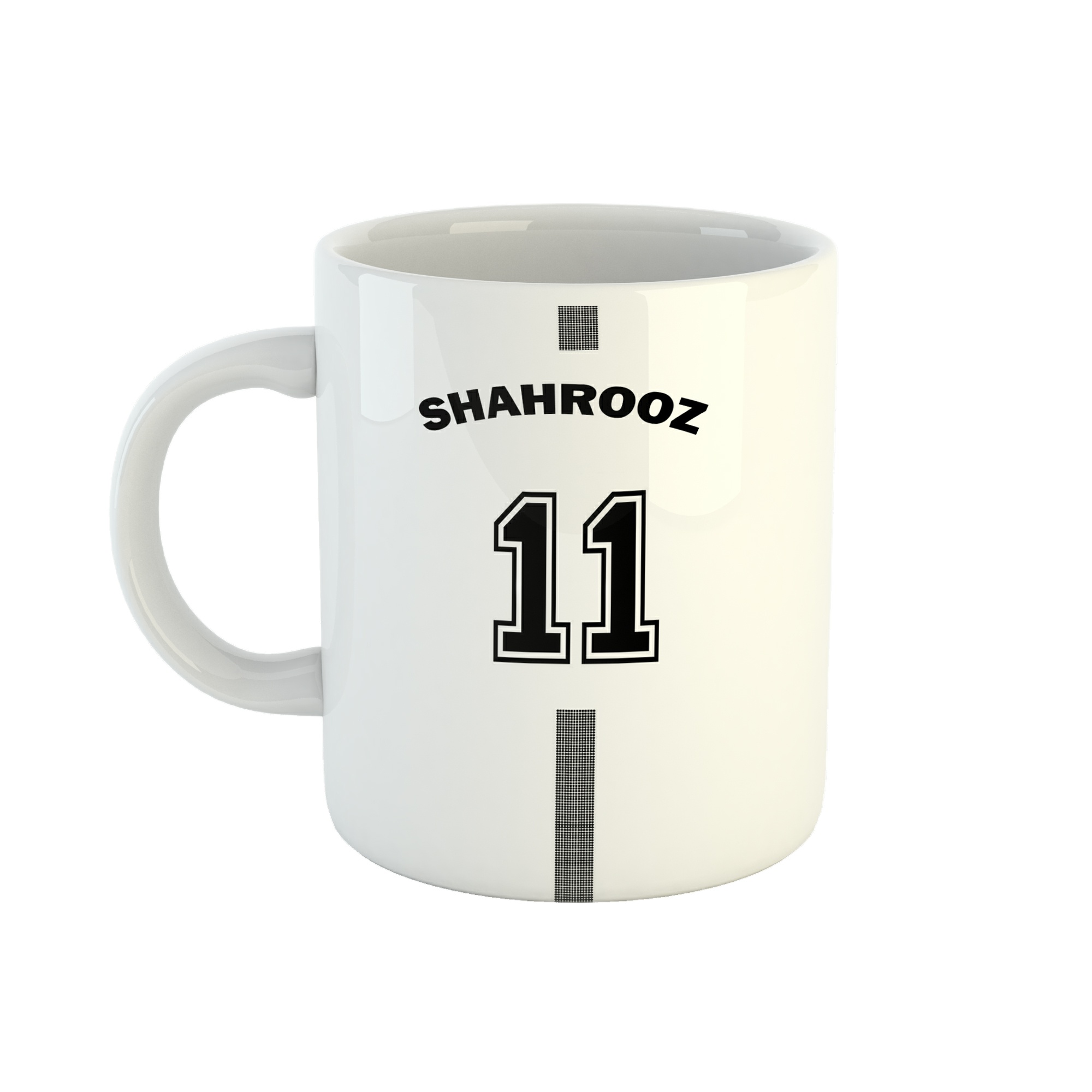 ماگ طرح اسم شهروز مدل پاریس سن ژرمن کد 1177