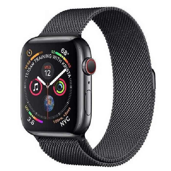 ساعت مچی هوشمند اپل واچ سری4 سلولار 44 میلیمتر با بند Milanese Loop مشکی