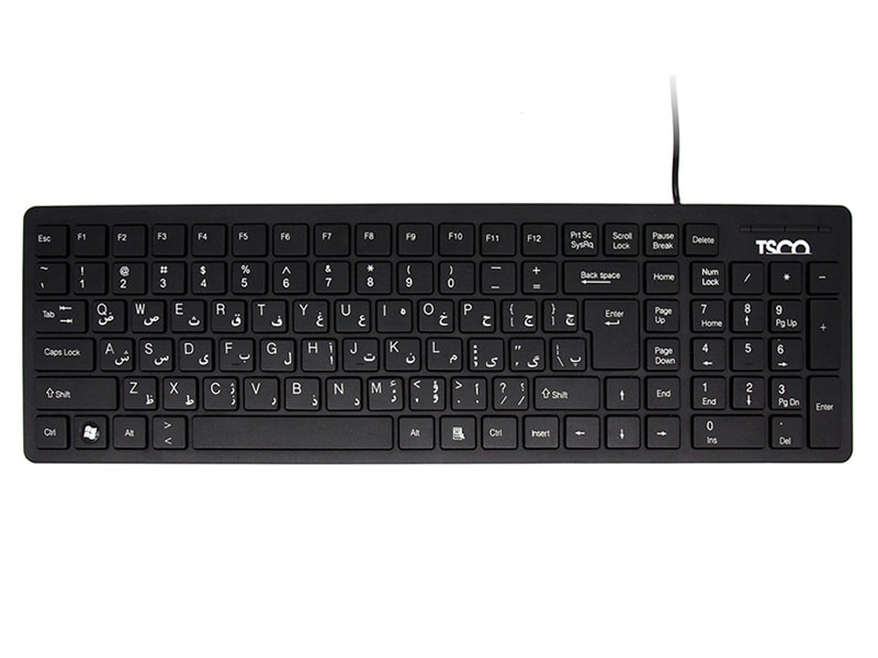 کیبورد حروف فارسی تسکو TSCO TK 8006 Keyboard