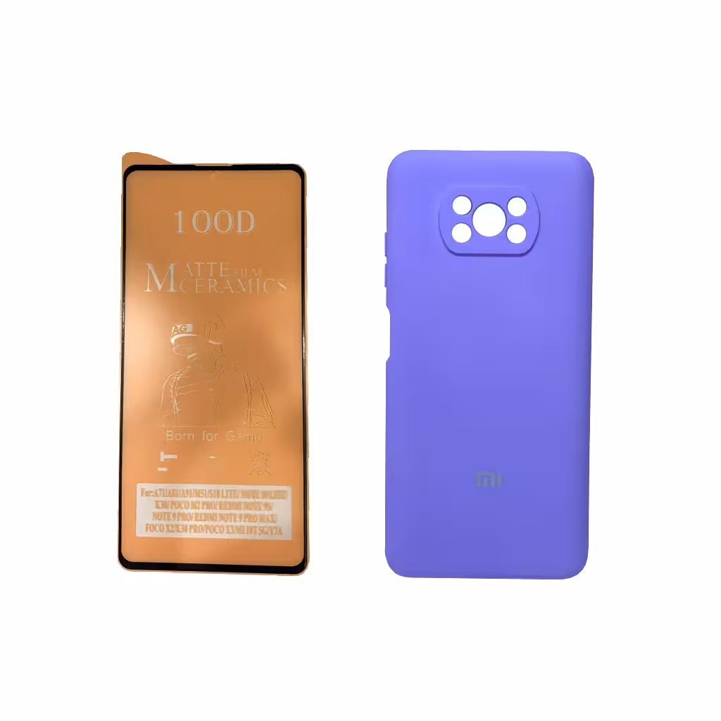 کاور طرح سیلیکونی کد sil154 مناسب برای گوشی موبایل شیائومی X3 PRO/X3 NFC/POCO X3 به همراه صفحه نمایش
