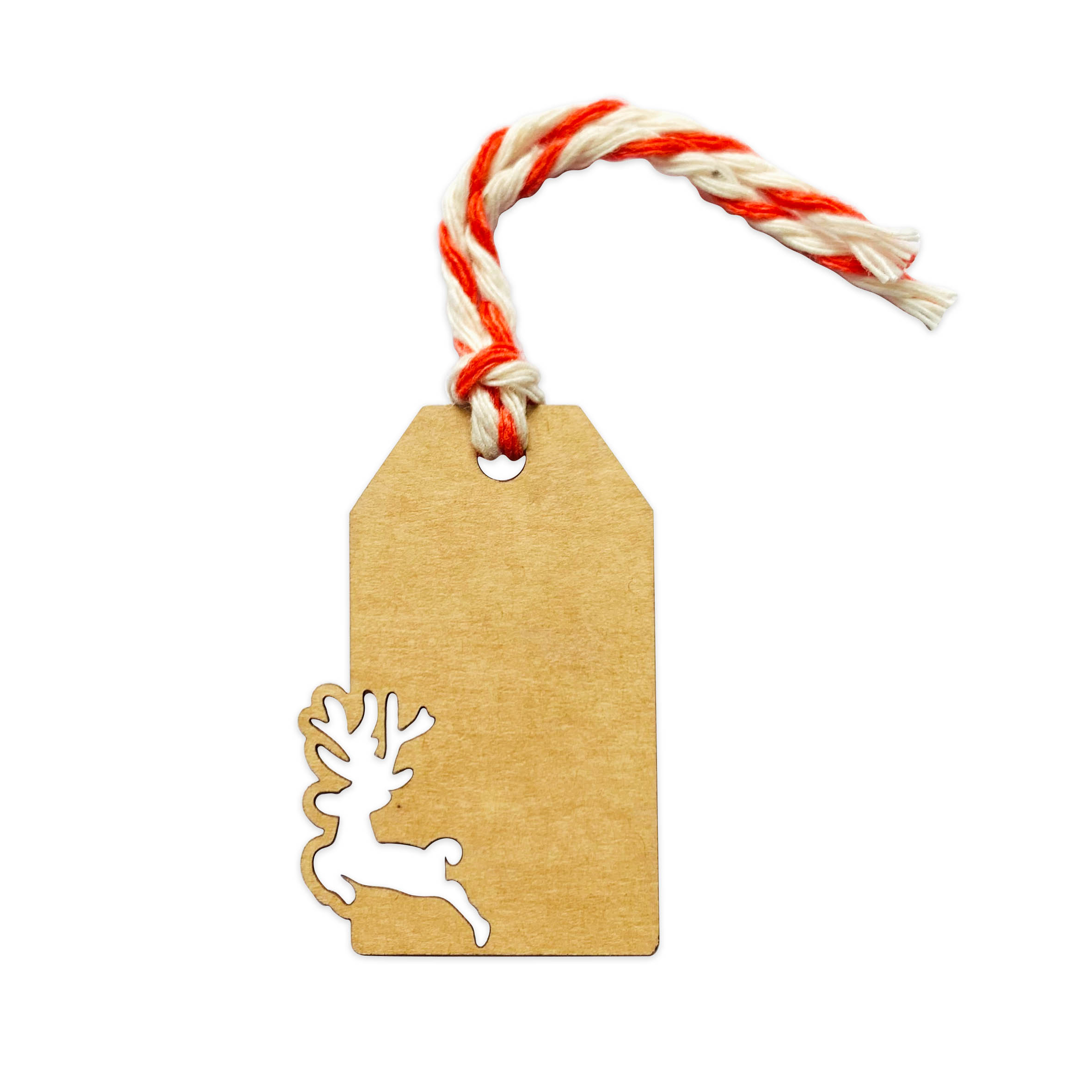 ابزار کادویی مدل گیفت تگ طرح گوزن مجموعه 10 عددی