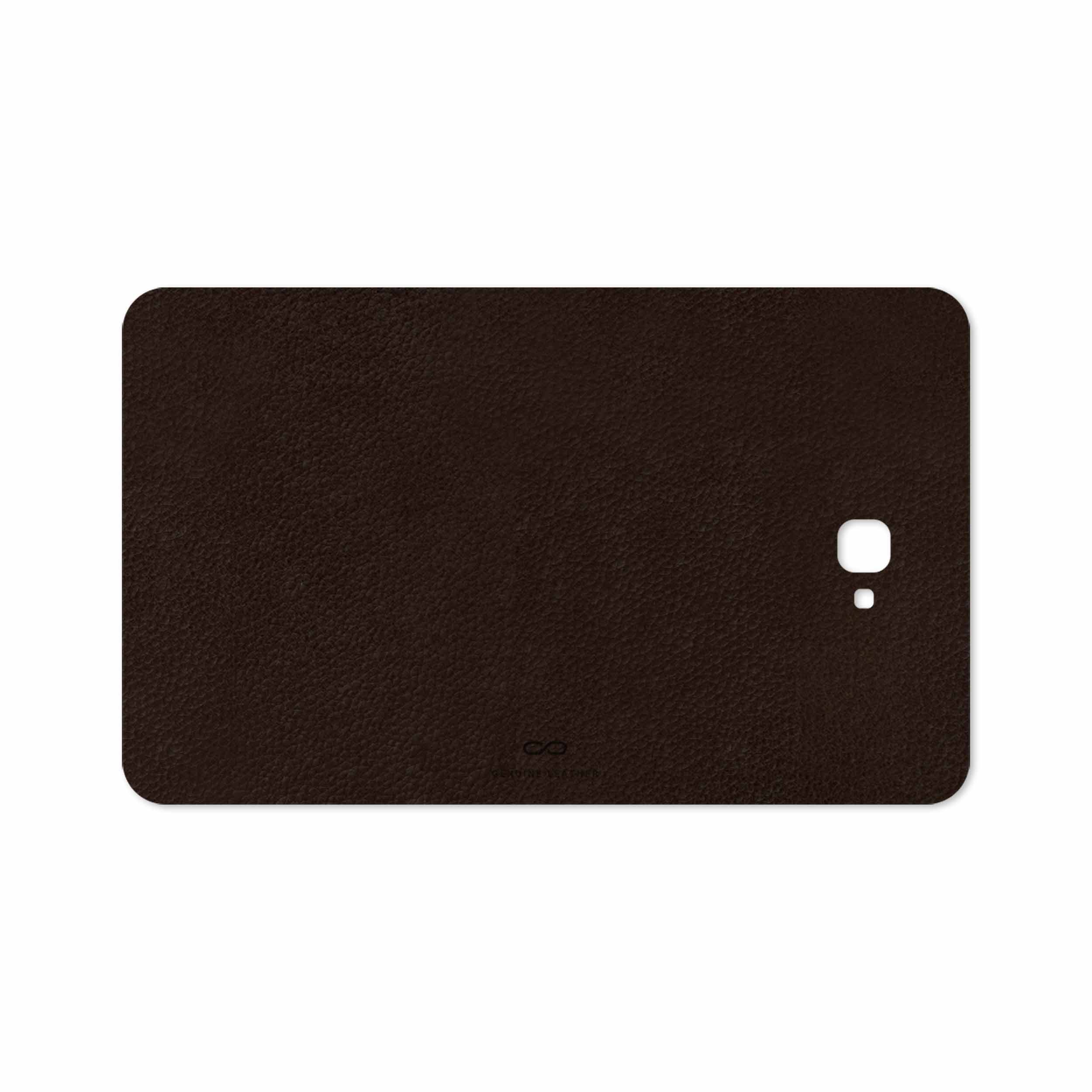 برچسب پوششی ماهوت مدل Dark-Brown-Leather مناسب برای تبلت سامسونگ Galaxy Tab A 10.1 2016 T580