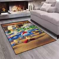 فرشینه طرح انیمیشن اسمورف PK-3657