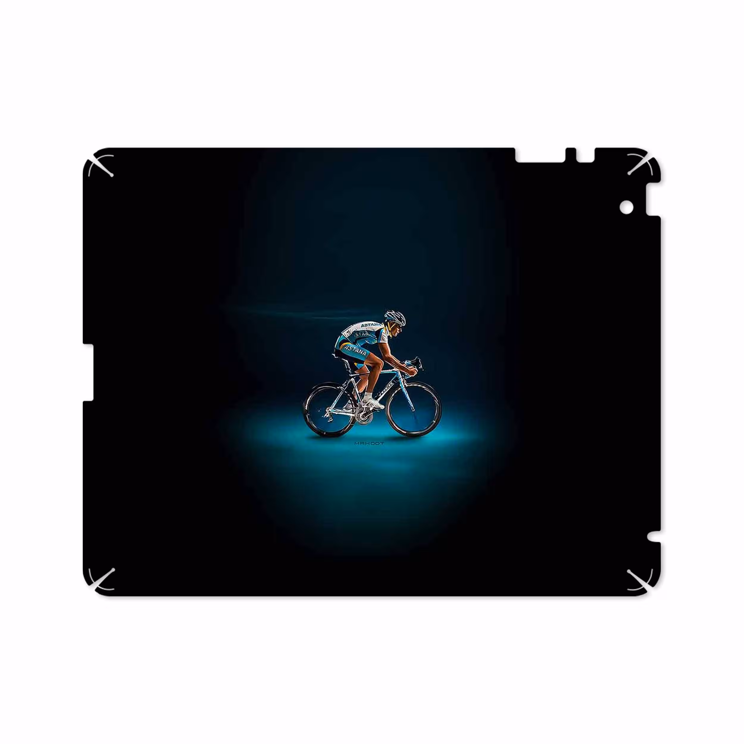 برچسب پوششی ماهوت مدل Road cycling مناسب برای تبلت اپل iPad 2 2011 A1396