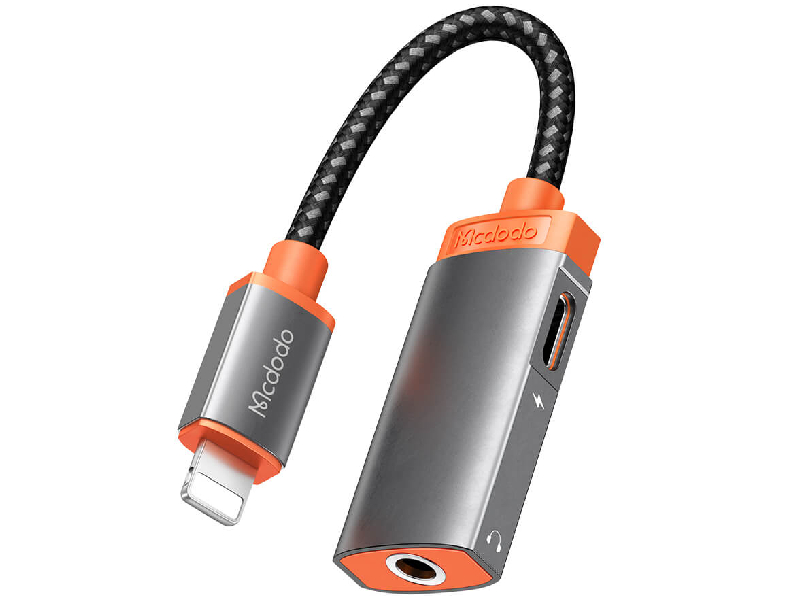 مبدل لایتنینگ به صدا AUX و پورت شارژ مک دودو مدل CA-6710