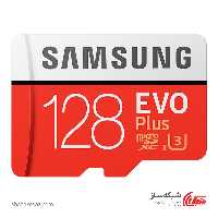 قیمت و خرید کارت حافظه سامسونگ Samsung EVO Plus microSDXC UHS-I Class 10 ظرفیت 128GB با آداپتور - شبکه ساز