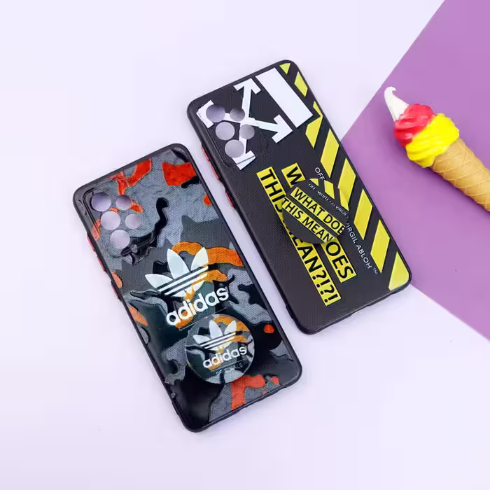 کاور کد off-522 مناسب برای گوشی موبایل سامسونگ Galaxy A52 به همراه پاپ سوکت