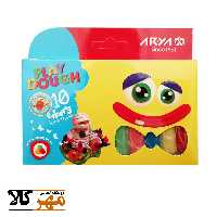 خمیر 10 رنگ مقوایی آریا