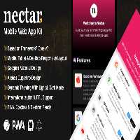 دانلود کیت وب اپلیکیشن HTML موبایلی Nectar