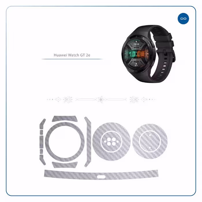 برچسب ماهوت طرح Steel Fiber مناسب برای ساعت هوشمند هوآوی Watch GT 2e