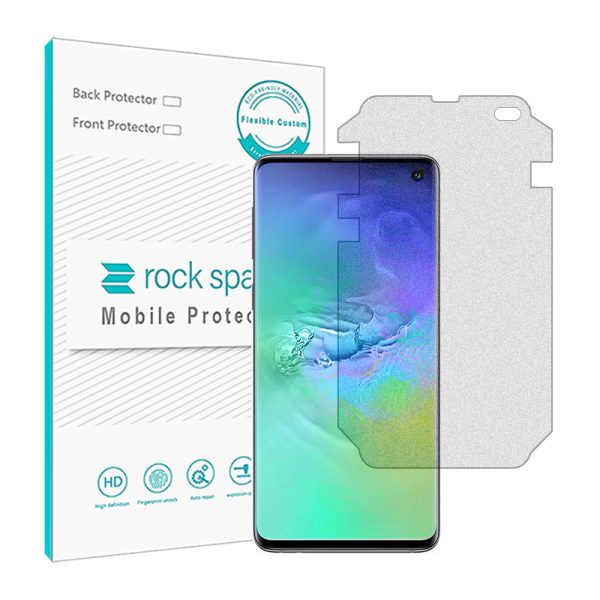 گلس سامسونگ  S10 مدل نانو هیدروژل گیمینگ برند راک اسپیس سایز M کد 8450