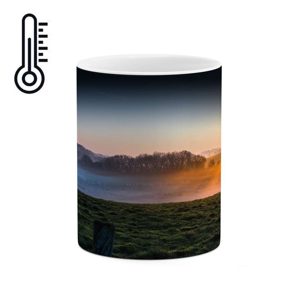 ماگ حرارتی کاکتی طرح منظره مدل mgh14234