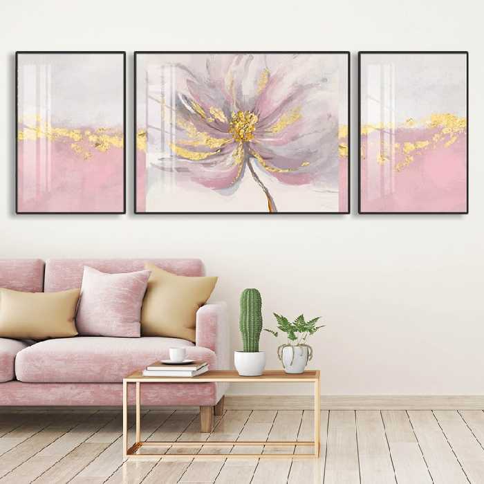 تابلو آتریسا طرح مدرن مدل AT00331 مجموعه 3 عددی | دنیای قاب